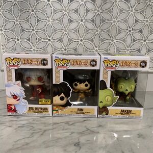 Funko Pop! Animation: Inuyasha - Evil‎ Inuyasha, Rin, & Jaken Vinyl Figures